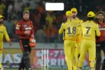 chennai super kings vs sunrisers hyderabad timeline