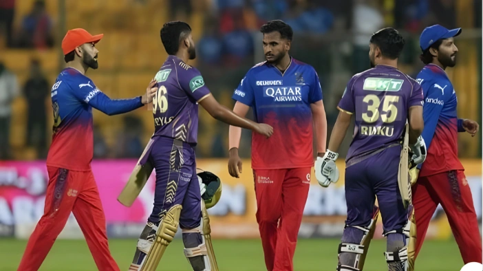 kolkata knight riders vs royal challengers bengaluru match scorecard
