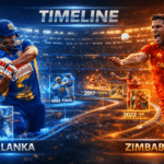 Sri Lanka National Cricket Team Vs Zimbabwe National Cricket Team Timeline