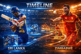 Sri Lanka National Cricket Team Vs Zimbabwe National Cricket Team Timeline
