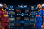West Indies Cricket Team Vs India National Cricket Team Timeline