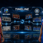 West Indies Cricket Team Vs India National Cricket Team Timeline