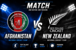 Afghanistan National Cricket Team Vs New Zealand National Cricket Team Timeline